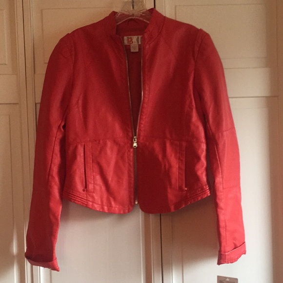 Collection B Jackets & Blazers - NWT FAUX LEATHER JACKET